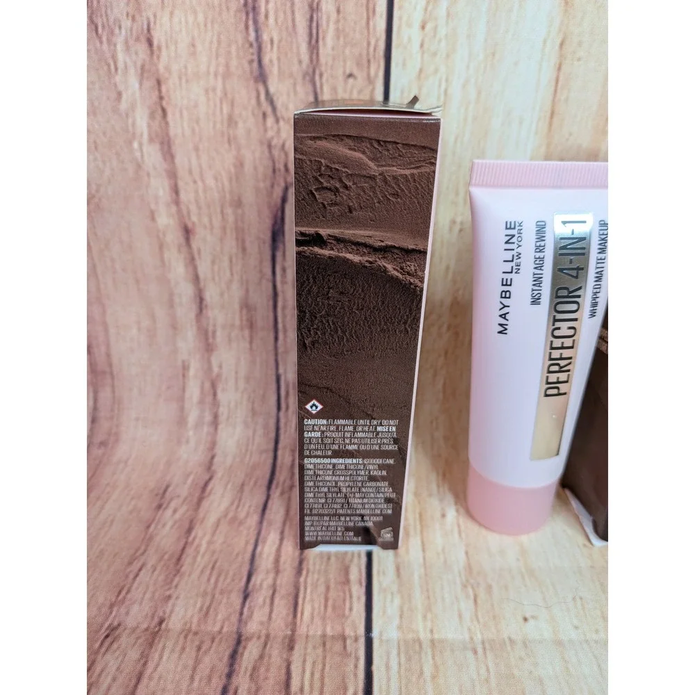 2X Maybelline Instant Age Rewind Perfector 4-in-1 Whipped Matte Makeup 05 Deep